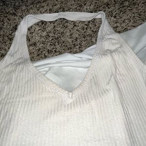 Cute white halter top